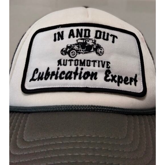 In And Out Automotive Lubrication Experts Hat Cap Trucker Snapback Mesh Uniform - Picture 4 of 8